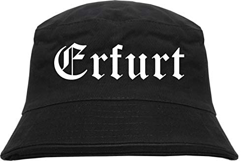 HB_Druck Erfurt Fischerhut - Bucket Hat S/M Schwarz von HB_Druck