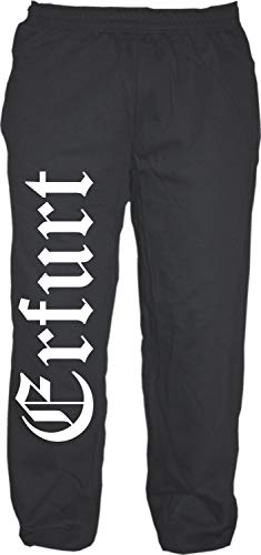 HB_Druck Erfurt Jogginghose - Altdeutsch - Sweatpants - Jogger - Hose Schwarz 2XL von HB_Druck