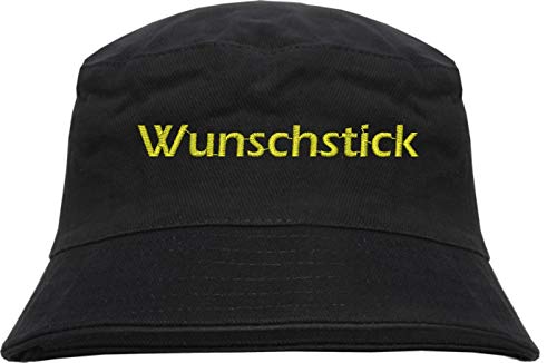 HB_Druck Fischerhut - Bucket Hat mit Wunschtext - Blockschrift - Bestickt - L/XL Stickfarbe: gelb HB_Druck Fischerhut - Bucket Hat mit Wunschtext - Blockschrift - Bestickt - L/XL Stickfarbe: gelb von HB_Druck