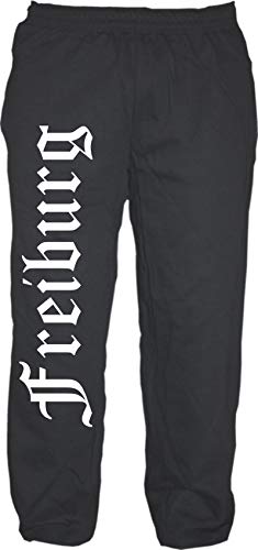 HB_Druck Freiburg Jogginghose - Altdeutsch - Sweatpants - Jogger - Hose Schwarz L von HB_Druck