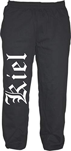 HB_Druck Kiel Jogginghose - Altdeutsch - Sweatpants - Jogger - Hose Schwarz 2XL von HB_Druck