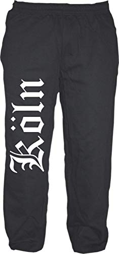 HB_Druck Köln Jogginghose - Altdeutsch - Sweatpants - Jogger - Hose Schwarz L von HB_Druck