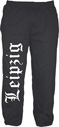 HB_Druck Leipzig Jogginghose - Altdeutsch - Sweatpants - Jogger - Hose Schwarz 2XL von HB_Druck