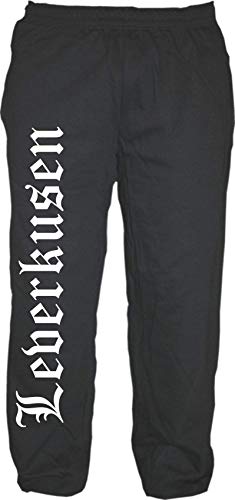 HB_Druck Leverkusen Jogginghose - Altdeutsch - Sweatpants - Jogger - Hose Schwarz S von HB_Druck