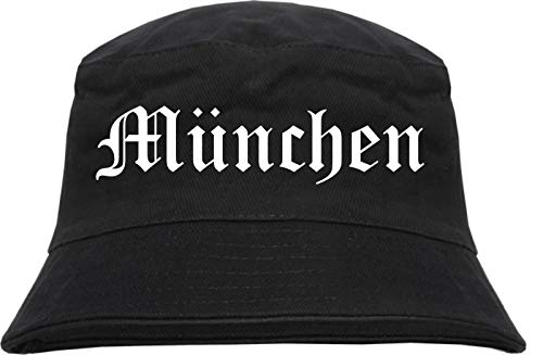 HB_Druck München Fischerhut - Bucket Hat L/XL Schwarz von HB_Druck