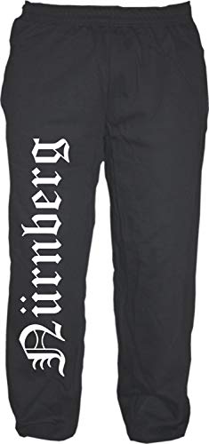 HB_Druck Nürnberg Jogginghose - Altdeutsch - Sweatpants - Jogger - Hose Schwarz 2XL von HB_Druck