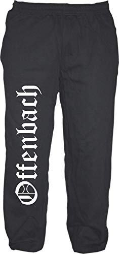 HB_Druck Offenbach Jogginghose - Altdeutsch - Sweatpants - Jogger - Hose Schwarz XL von HB_Druck