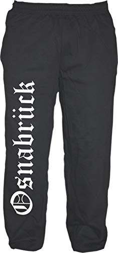 HB_Druck Osnabrück Jogginghose - Altdeutsch - Sweatpants - Jogger - Hose Schwarz 2XL von HB_Druck