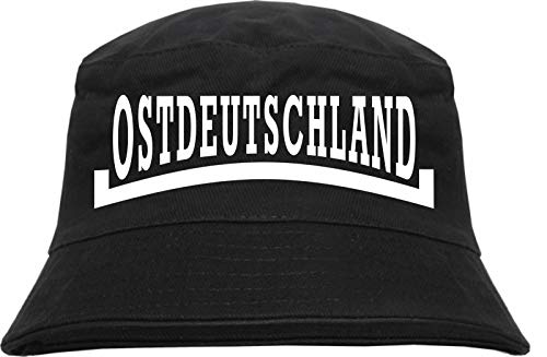 HB_Druck Ostdeutschland Linie Fischerhut - Bucket Hat S/M Schwarz von HB_Druck