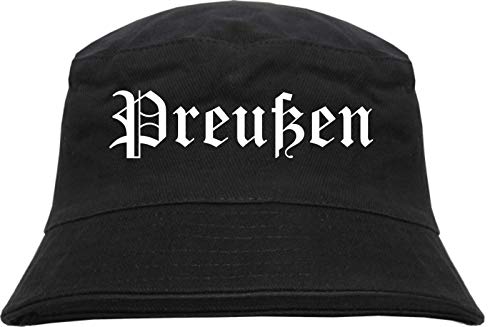 HB_Druck Preußen Fischerhut - Bucket Hat Schwarz S/M von HB_Druck