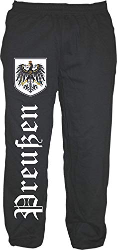 HB_Druck Preußen Jogginghose - Altdeutsch - Sweatpants - Jogger - Hose 2XL Schwarz von HB_Druck