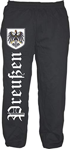 HB_Druck Preußen Jogginghose - Altdeutsch - Sweatpants - Jogger - Hose XL Schwarz von HB_Druck