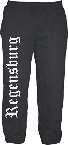 HB_Druck Regensburg Jogginghose - Altdeutsch - Sweatpants - Jogger - Hose Schwarz 2XL von HB_Druck