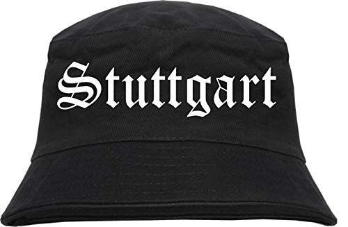 HB_Druck Stuttgart Fischerhut - Bucket Hat L/XL Schwarz von HB_Druck