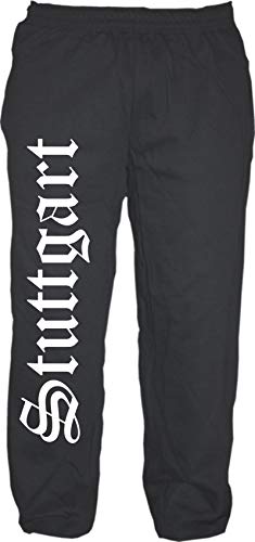 HB_Druck Stuttgart Jogginghose - Altdeutsch - Sweatpants - Jogger - Hose Schwarz XL von HB_Druck