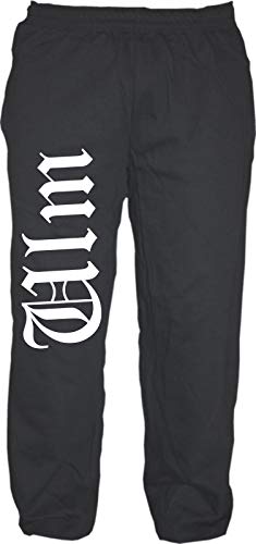 HB_Druck ULM Jogginghose - Altdeutsch - Sweatpants - Jogger - Hose L Schwarz von HB_Druck