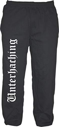 HB_Druck Unterhaching Jogginghose - Altdeutsch - Sweatpants - Jogger - Hose Schwarz XL von HB_Druck