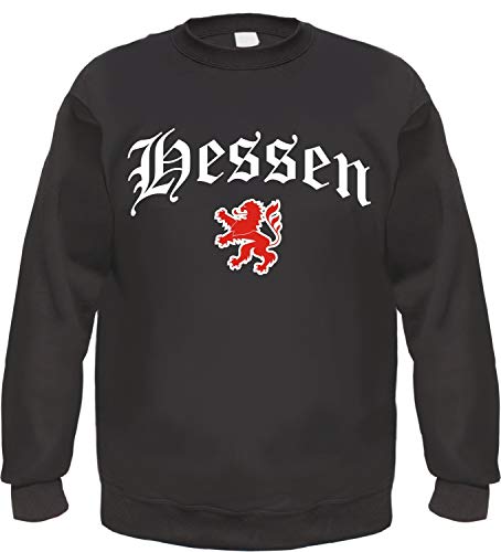 Hessen Sweatshirt - Bedruckt - Pullover XL Schwarz von HB_Druck