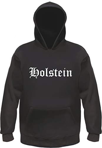 Holstein Kapuzensweatshirt - Altdeutsch - Bedruckt - Hoodie Kapuzenpullover 4XL Schwarz von HB_Druck