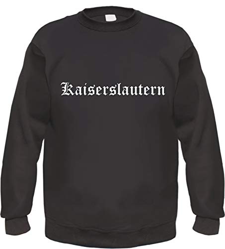 Kaiserslautern Sweatshirt - Altdeutsch - Bedruckt - Pullover 2XL Schwarz von HB_Druck