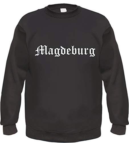 Magdeburg Sweatshirt - Altdeutsch - Bedruckt - Pullover 2XL Schwarz von HB_Druck