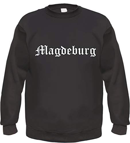 Magdeburg Sweatshirt - Altdeutsch - Bedruckt - Pullover M Schwarz von HB_Druck