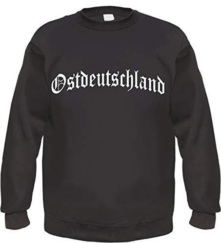 Ostdeutschland Sweatshirt - Altdeutsch - Bedruckt - Pullover 3XL Schwarz von HB_Druck