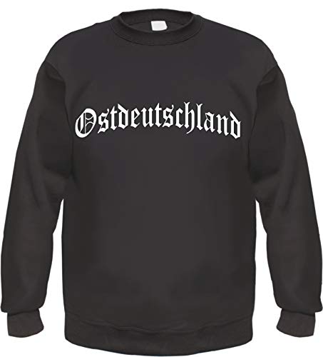 Ostdeutschland Sweatshirt - Altdeutsch - Bedruckt - Pullover M Schwarz von HB_Druck