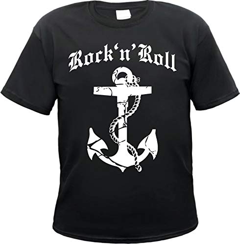 Rock 'n' Roll Anker T-Shirt Herren L Schwarz Rock 'n' Roll Anker T-Shirt Herren L Schwarz von HB_Druck