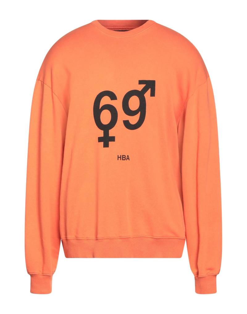 HBA  HOOD BY AIR Sweatshirt Herren Orange von HBA  HOOD BY AIR