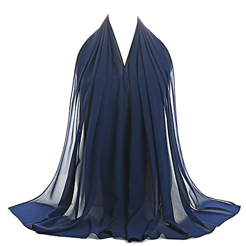 HBH Chiffon Stola Chiffonschal - Brautstola perfekt zum Brautkleid - Festliche Chiffonstola - Abendstola - Elegant Klassisch - Hochzeit Abendkleid Abiballkleid 210 * 70cm diverse Farben von HBH