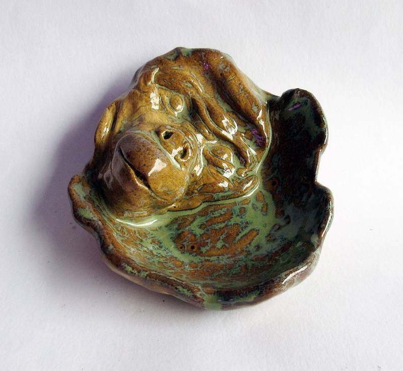 Klein Braun Grün Affe Hand Gebaut Keramik Trinkets Dish Schalen - Artisan Pottery Topf Rustikale Ring Klein Braun Grün Affe Hand Gebaut Keramik Trinkets Dish Schalen - Artisan Pottery Topf Rustikale Ring von HBSculptures