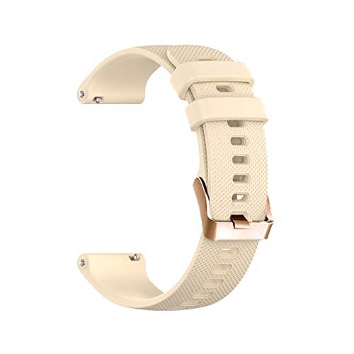20 mm Smart Armband für Garmin Venu SQ Silikon-Armband für Venu2 Plus Vivoactive 3 Forerunner 245 645 Handgelenk Band Correa（Schwarz/Grau，Forerunner 245M 645 von HBYLEE