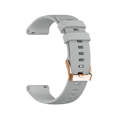 20 mm Smart Armband für Garmin Venu SQ Silikon-Armband für Venu2 Plus Vivoactive 3 Forerunner 245 645 Handgelenk Band Correa（beige，Forerunner 245M 645 von HBYLEE