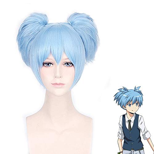 HBYLEE- Anime Coer Wig. Anime Ermordung Klassenzimmer Hiota Nagisa Pferdeschwanz Perücke Cosplay Kostüm Ansatsu Kyoushitsu Synthetische Haar Halloween Party Perücken PL-417[Farbe:Onecolor] von HBYLEE