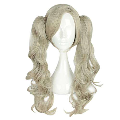 HBYLEE- Anime Coer Wig. Anime Persona 5 Anne Takamaki Perücke Cosplay Kostüm Frauen Lange Haare Halloween Party Perücken WIG-661F.[Farbe:Onecolor] von HBYLEE