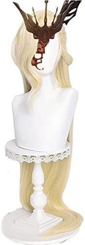 HBYLEE- Anime Coer Wig. Genshin-Auswirkungen La Signora Cosplay 120cm langes Licht Golden Anime Cosplay Perücken Hitzebeständige synthetische Haare[Farbe:Onecolor] von HBYLEE