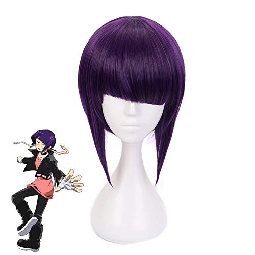 HBYLEE- Anime Coer Wig. Mein Hero Academia Kyoka Jiro Frauen Kurzweide Cosplay Kostüm Boku Kein Held Akademie Hitzebeständige synthetische Haarsplay Perücken Qz-024[Farbe:Onecolor] von HBYLEE