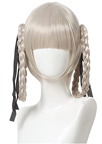HBYLEE Anime Coer Wig. Momobami Kirari Perücke for Anime Kakegurui Cosplay Perücke graue Zopf Lolita Perücke Halloween Kostüm Perücke[Farbe:Onecolor] von HBYLEE
