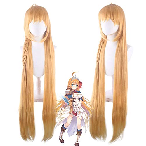 HBYLEE- Anime Coer Wig. Princess Connect!RE: Tauchen Pecorin Lange Perücke Cosplay Kostüm Hitzebeständige synthetische Haare Pecoriinu Frauen Cosplay Wigs PL-746[Farbe:-] von HBYLEE