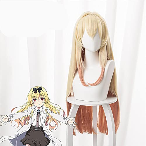 HBYLEE- Anime Coser Wig Yue Cosplay Perücken Arifureta: Von Common Platz in World's Strest Wig Frauen Golden Halloween Lange Frisuren + Perücke Gratis Cap 1 Größe [Farbe:Golden] von HBYLEE