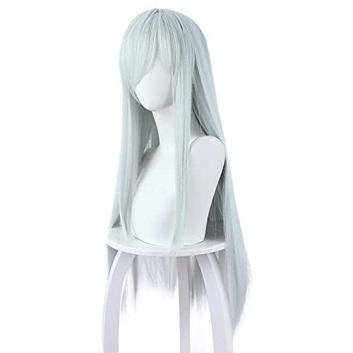 HBYLEE- Anime Coser pruik Anime- Zellen bei der Arbeit Cosplay Lange Perücke weiße Blutkörperchen Hitzebeständige synthetische Haare Halloween Cosplay-Prop- Perücke Mädchen Frauen[Farbe:Onecolor] von HBYLEE