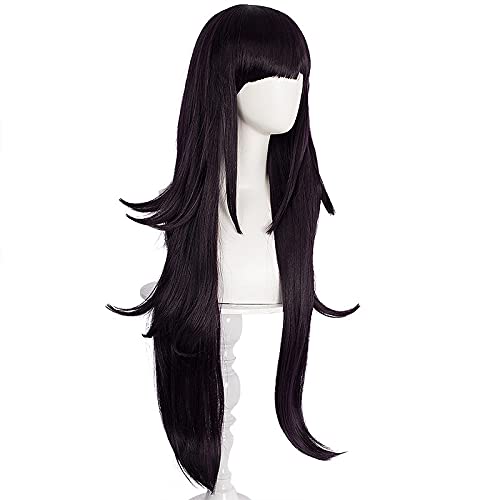 HBYLEE- Anime Coser pruik Anime mikan tsumiki Cosplay dunkel lila Lange perücke synthetische Haare Dangan Ronpa+ perücke Cap Party Rolle Spielen mädchen[Farbe:Onecolor] von HBYLEE