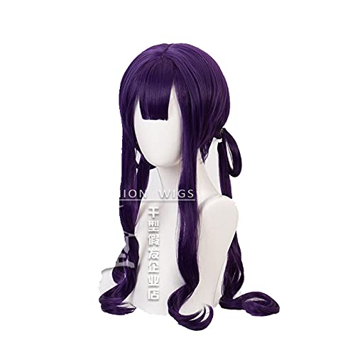 HBYLEE Anime Coser pruik Anime toilettengebunden Hanako- kun Akane aoi Cosplay perücke Lange lila perücke synthetische Haare + perücke Cap Party Rolle Spielen mädchen Frauen[Farbe:Onecolor] von HBYLEE