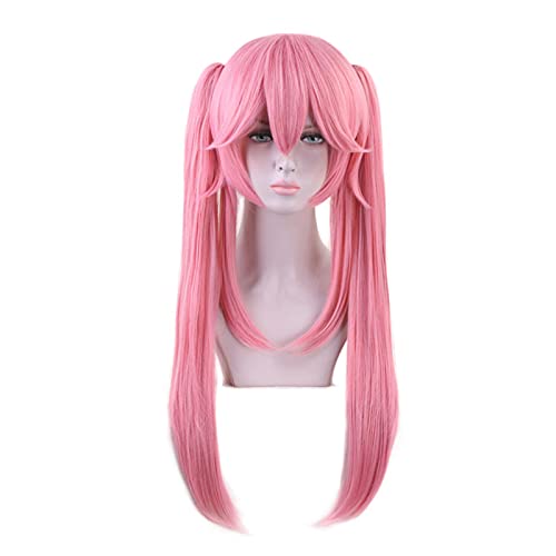 HBYLEE- Anime Coser pruik Fate Grand Order Tamamo Nein Mae Long Rosa Cosplay Perücke FGO+. Perücke Kappe Synthetische Haare Halloween Party Requisiten Mädchen Frauen[Farbe:Rosa] von HBYLEE