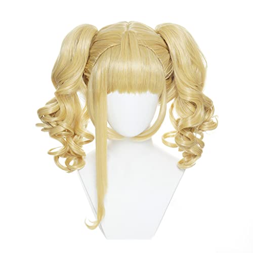 HBYLEE- Anime Cosplay Perücke für Elizabeth Midford Perücke,Blonde Ponytail Curly Perücke Synthetisches Haar,Halloween Kostüm Perücke,für Party Karneval Weihnachten[Farbe:Blond ] von HBYLEE