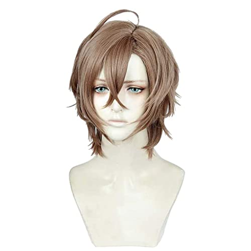 HBYLEE- Anime Cosplay Perücke für Gentaro Yumeno Perücke,Short Brown Perücke Synthetisches Haar,Halloween Kostüm Perücke,für Party Karneval Weihnachten[Farbe:Brown] von HBYLEE