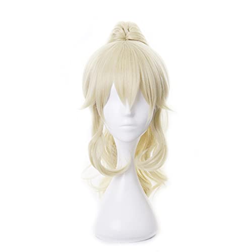 HBYLEE- Anime Cosplay Perücke für Jean Perücke,Blonde Ponytail Perücke Synthetisches Haar,Halloween Kostüm Perücke,für Party Karneval Weihnachten[Farbe:Blond ] von HBYLEE