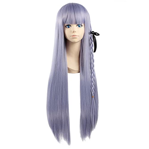 HBYLEE- Anime Cosplay Perücke für Kyoko Kirigiri Perücke,Purple Long Perücke Synthetisches Haar,Halloween Kostüm Perücke,für Party Karneval Weihnachten[Farbe:Purple ] von HBYLEE