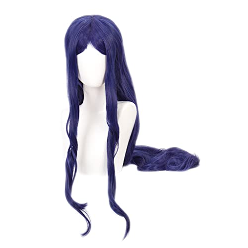 HBYLEE- Anime Cosplay Perücke für Shirogane Tsumugi Perücke,Long Curly Blue Perücke Synthetisches Haar,Halloween Kostüm Perücke,für Party Karneval Weihnachten[Farbe:blue] von HBYLEE